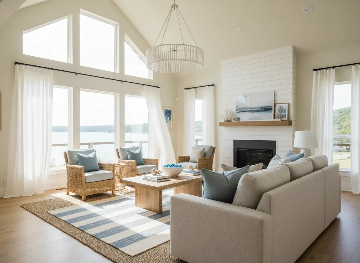 After photo of family lake house STR